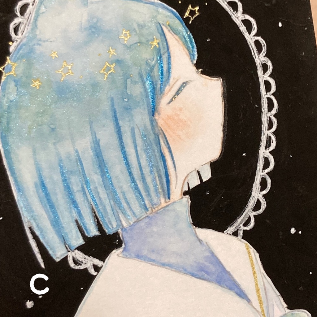 ATC原画【あお展】