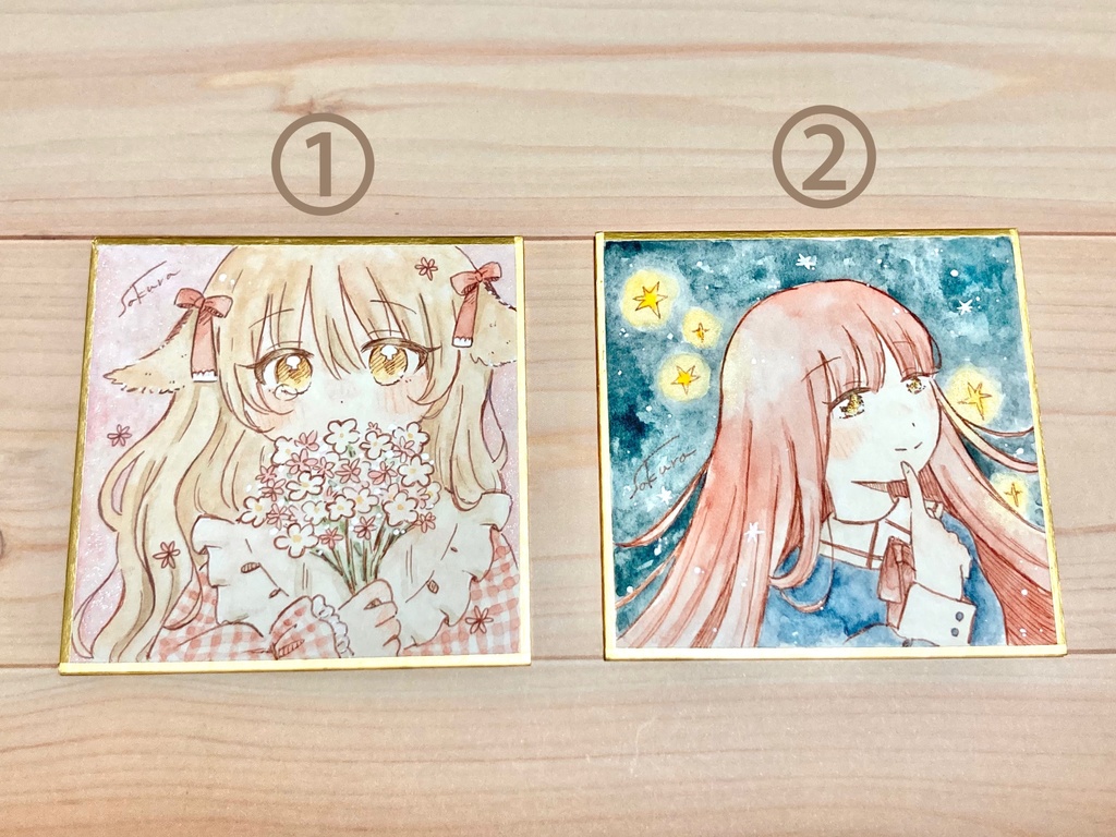 原画(ミニ色紙)