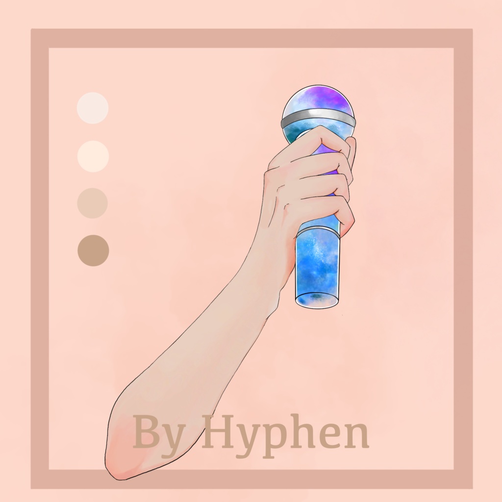 【Vtuber Asset】Hand Holding Microphone