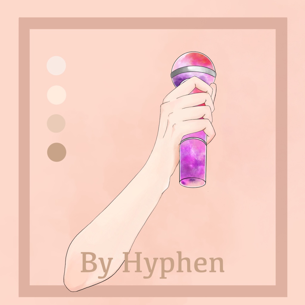 【Vtuber Asset】Hand Holding Microphone