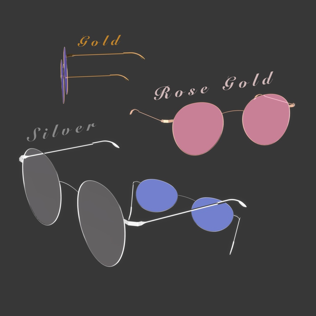 【VRChat】 眼鏡Glasses