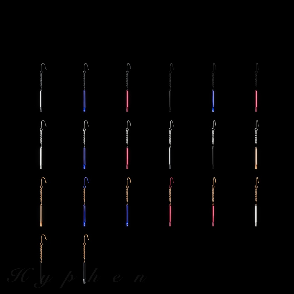 Cylindrus Earring 円筒形のイヤリング