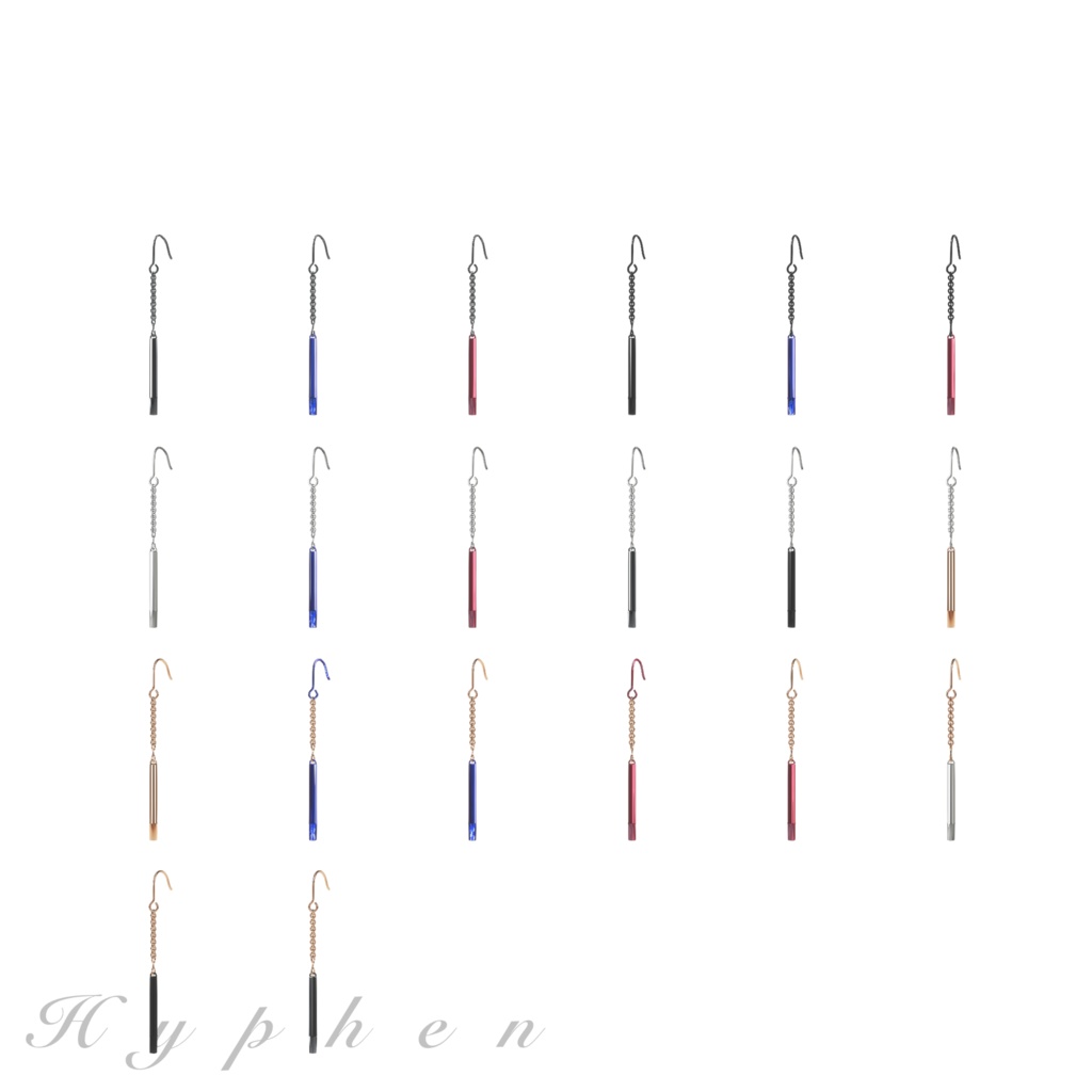 Cylindrus Earring 円筒形のイヤリング