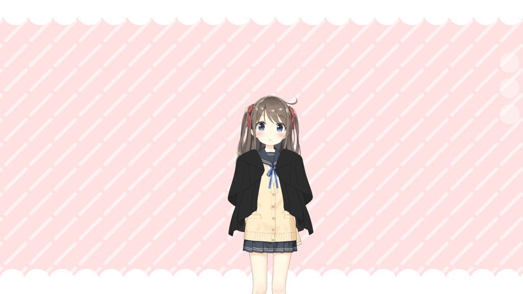【Vtuber Halloween Asset】 | Black Veil