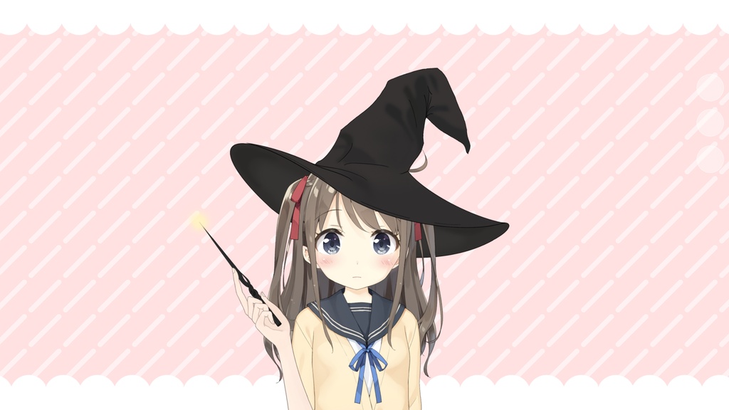 【Vtuber Halloween Asset】 | Witch Hat 魔女の帽子