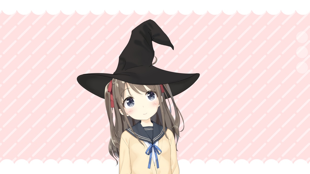 【Vtuber Halloween Asset】 | Witch Hat 魔女の帽子