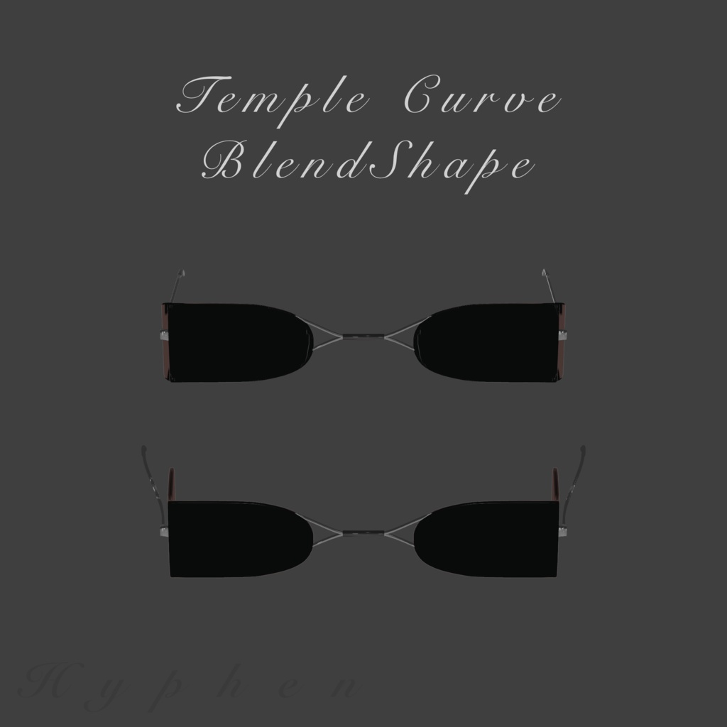 【VRChat向け】シャーロックグラス Sherlock Glasses|ヴィクトリア朝風アンティーク眼鏡 V1.1