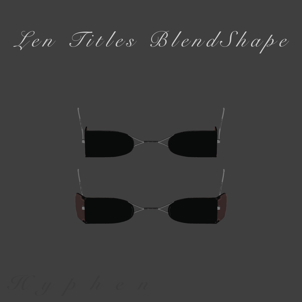 【VRChat向け】シャーロックグラス Sherlock Glasses|ヴィクトリア朝風アンティーク眼鏡 V1.1