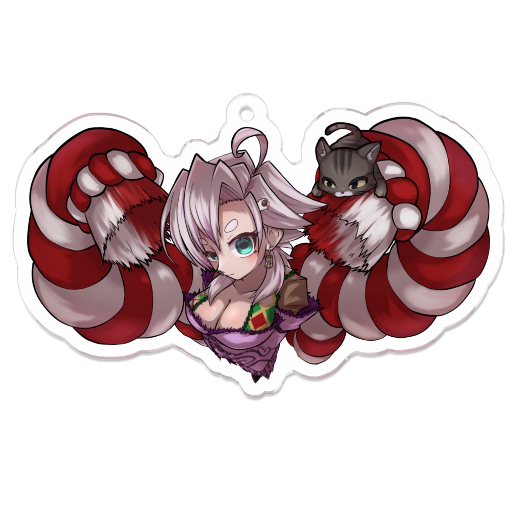 ららめか ざらめ-オリジナルアクリルキーホルダー