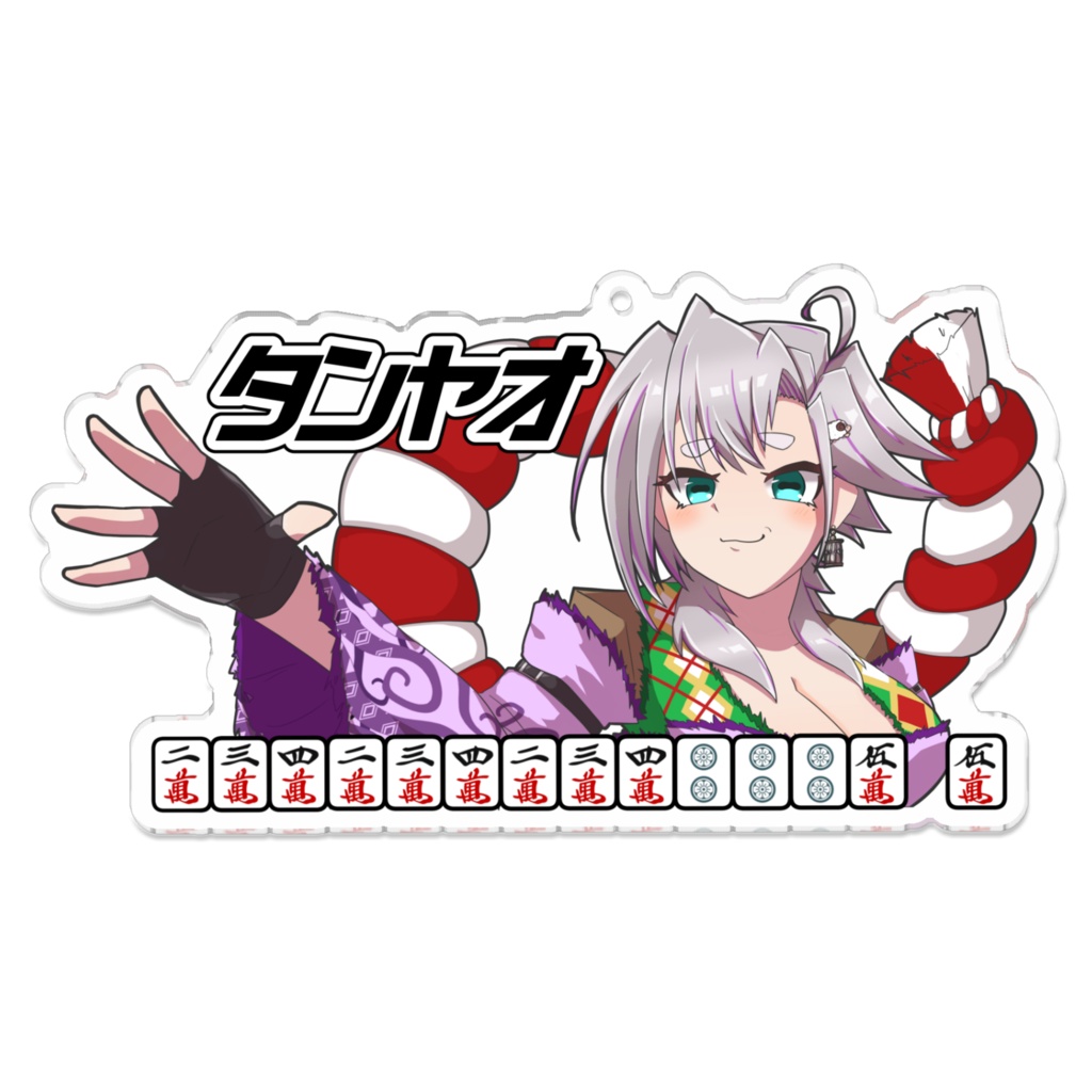 ららめか ざらめ-オリジナルアクリルキーホルダー