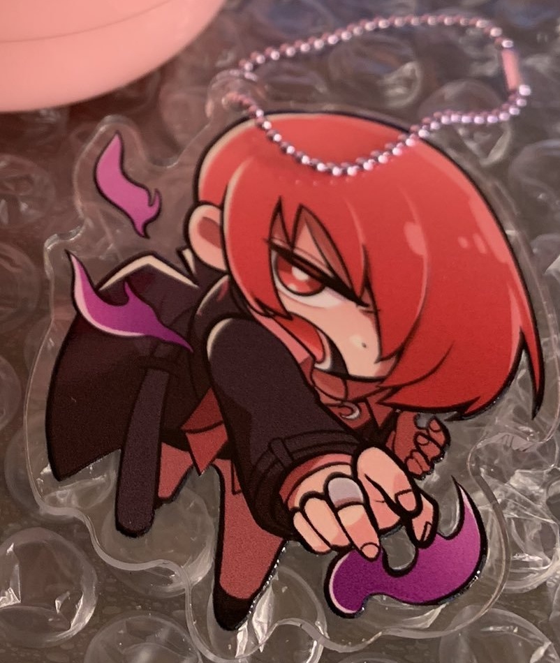 マイカラーアクリルキーホルダー