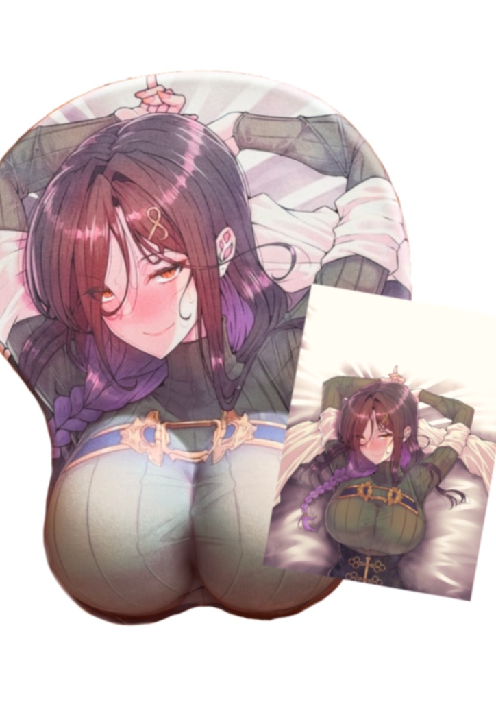 【非公式】白雪巴様立体マウスパッド