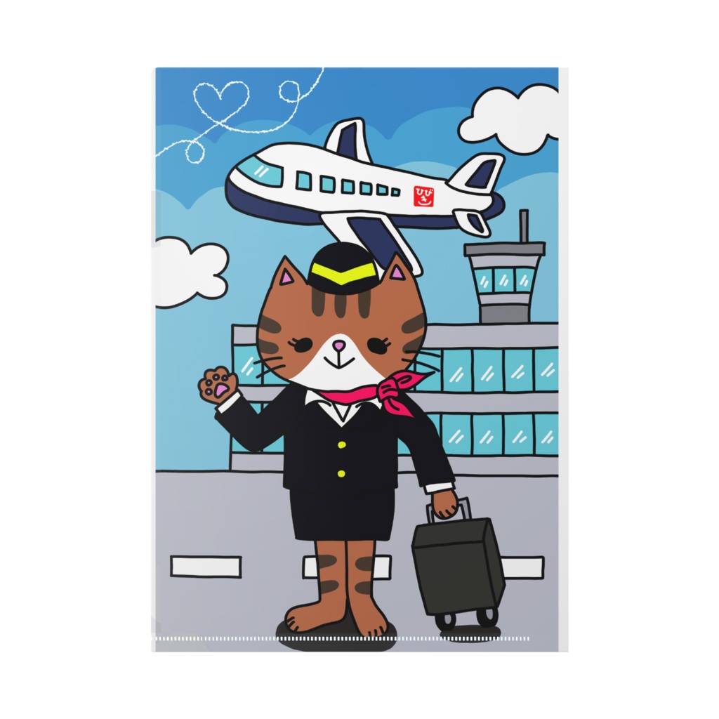 水泳&CAクリアファイル