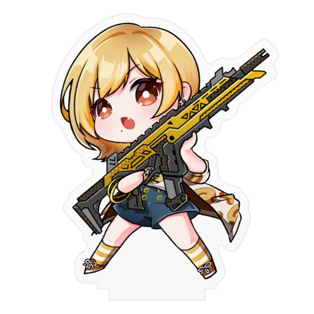 アクリルスタンド 銃持ち