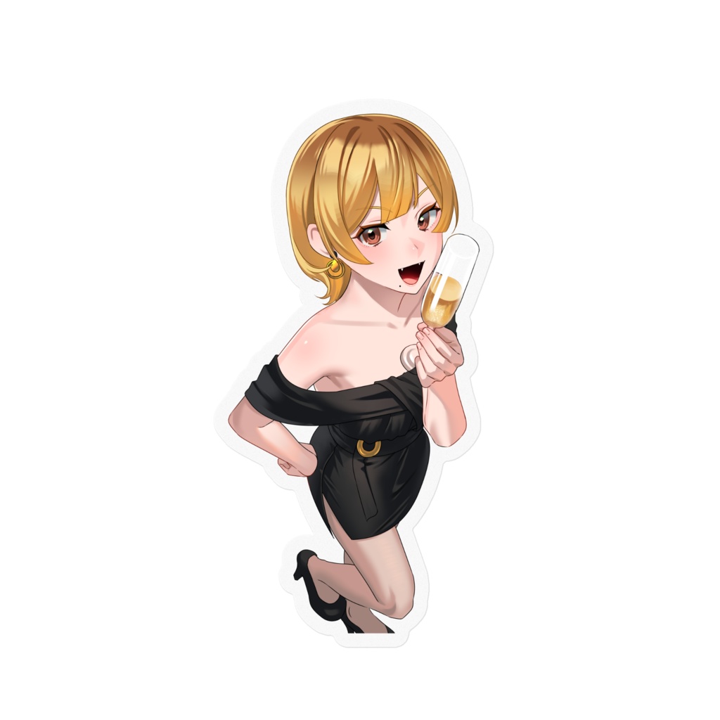 ステッカー(クリア) ばむめろ3周年