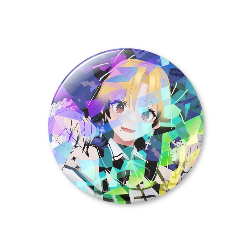 ホログラム 缶バッジ ハロウィン