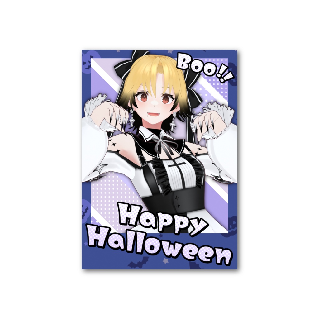 フォト風カード　ハロウィン