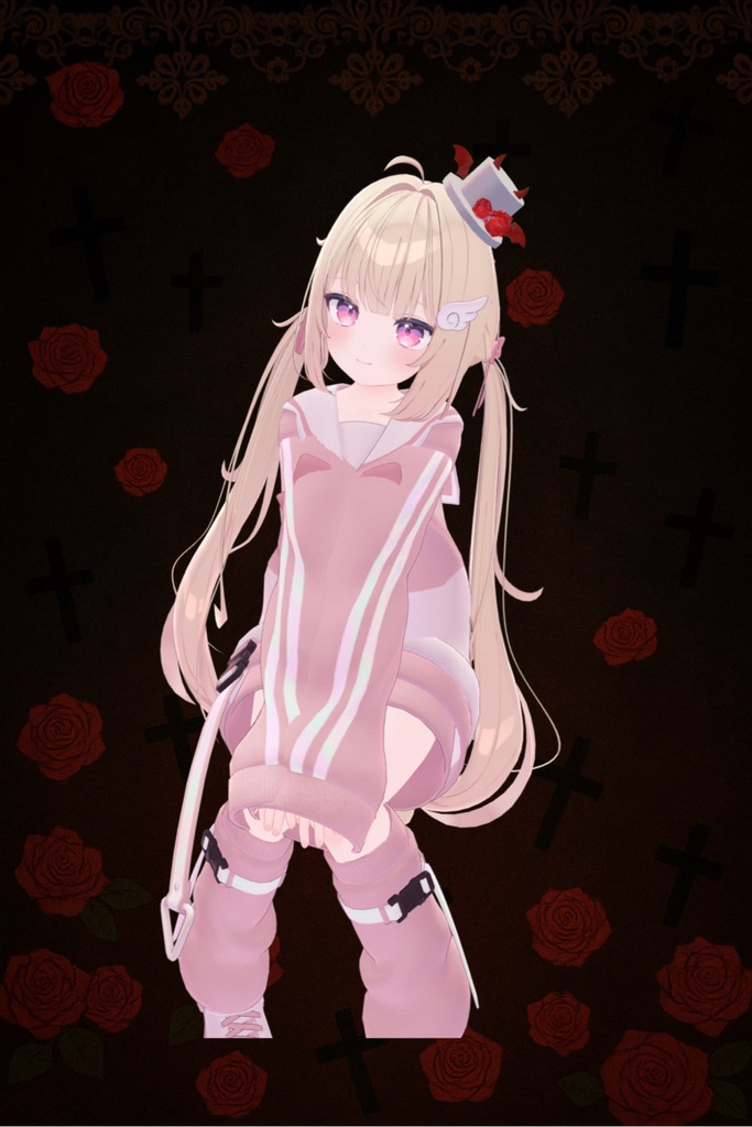 ぴこぴこコウモリのミニハット