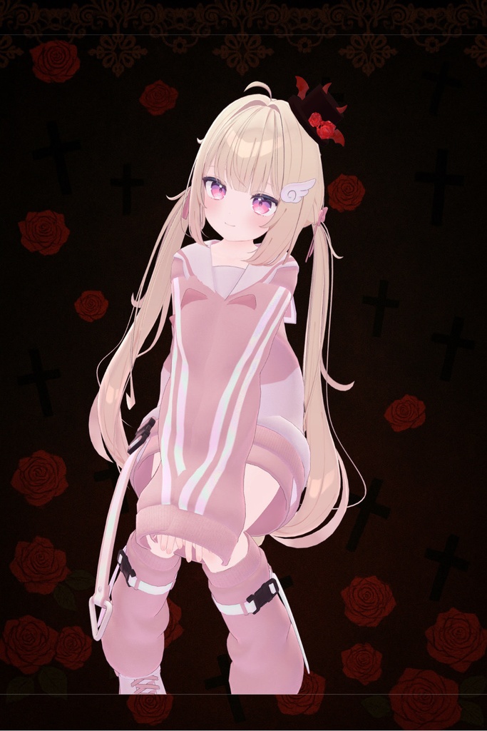 ぴこぴこコウモリのミニハット