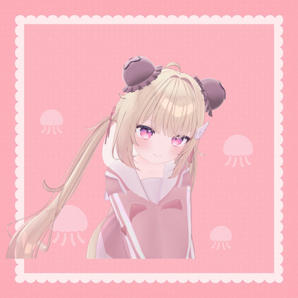 くらげのチャイナ帽子