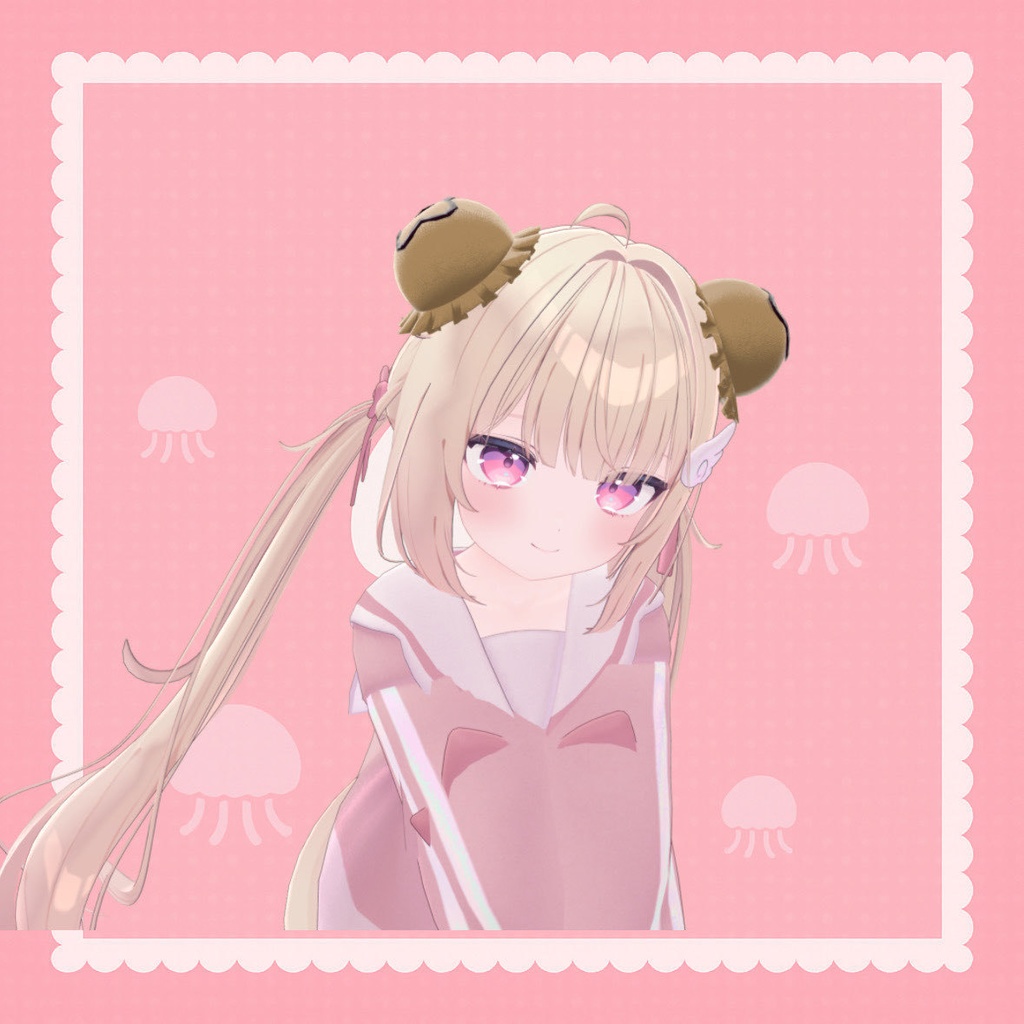 くらげのチャイナ帽子