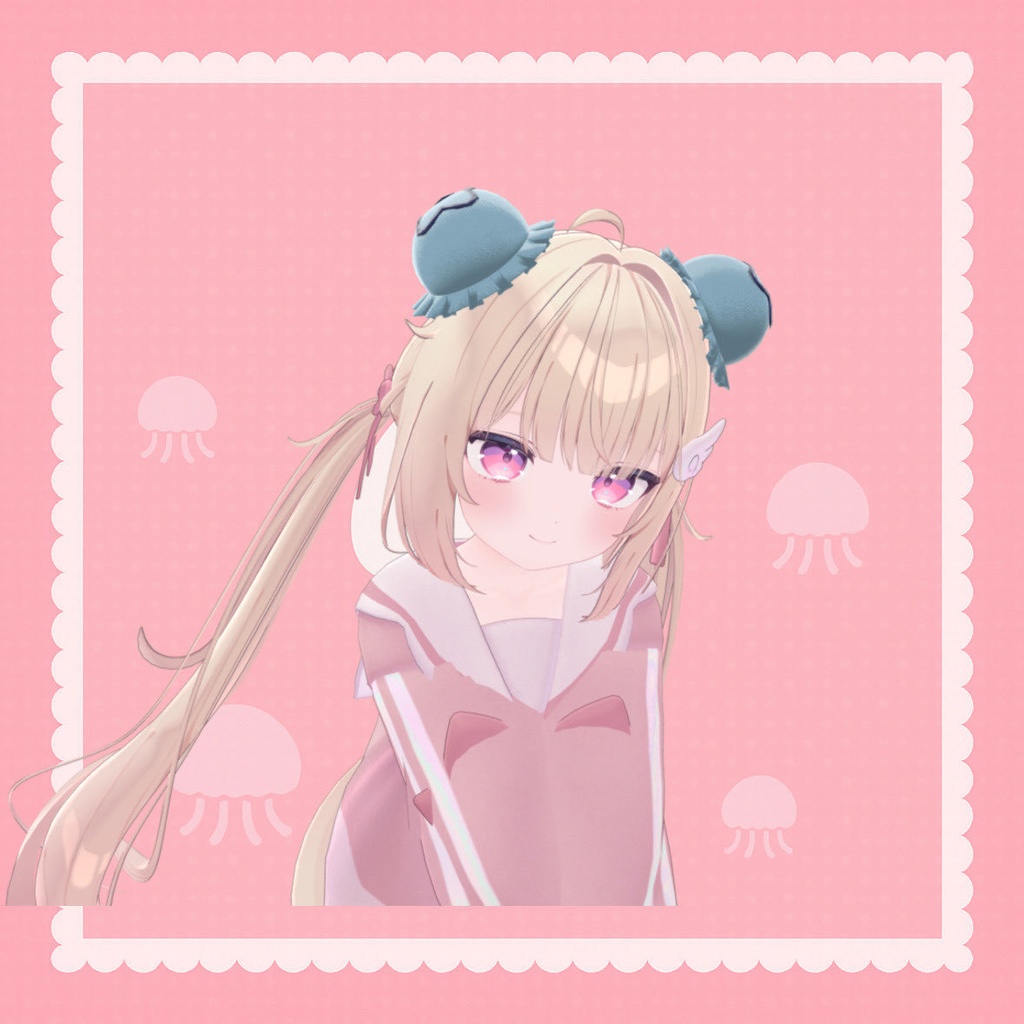 くらげのチャイナ帽子