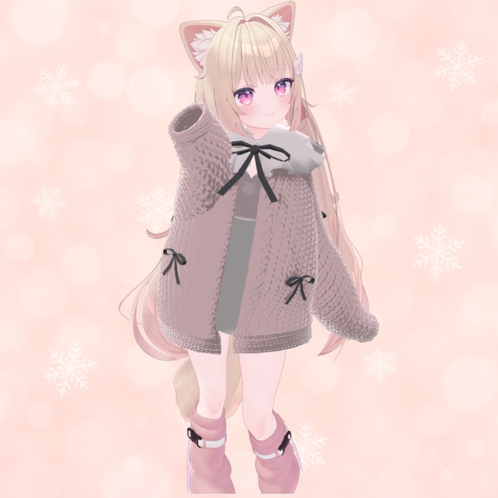 ふんわりもこもこニット【7色展開】
