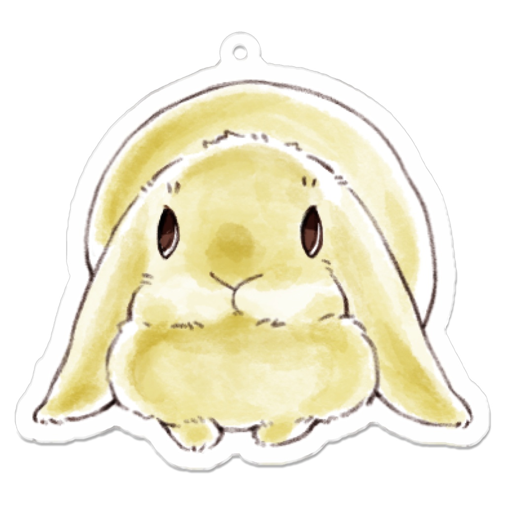 アクリルキーホルダーなうさぎだよ~!
