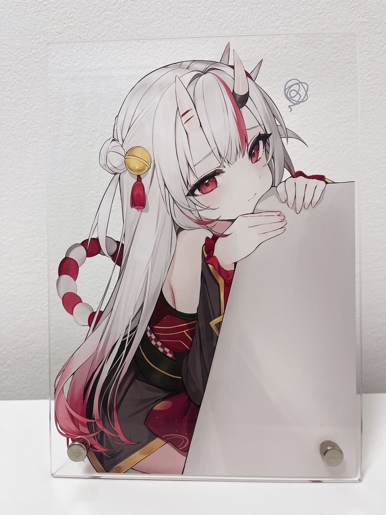 百鬼あやめアクリルプレート【非公式】 - いるかしょっぷ - BOOTH