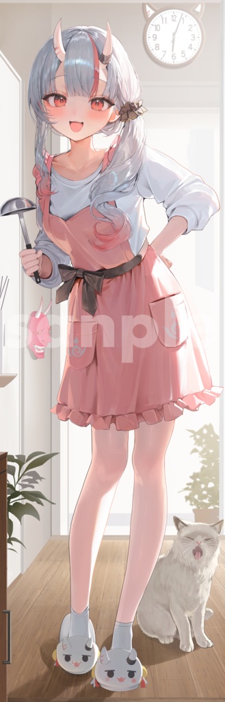 [C107]百鬼あやめ等身大タペストリー【非公式】