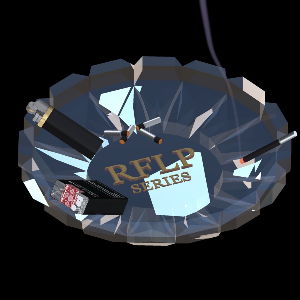 Ashtray【VRChat】【さたにあ式タバコギミック対応】【MA対応】