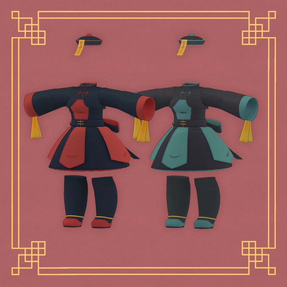 【灰島専用衣装】キョンシー衣装