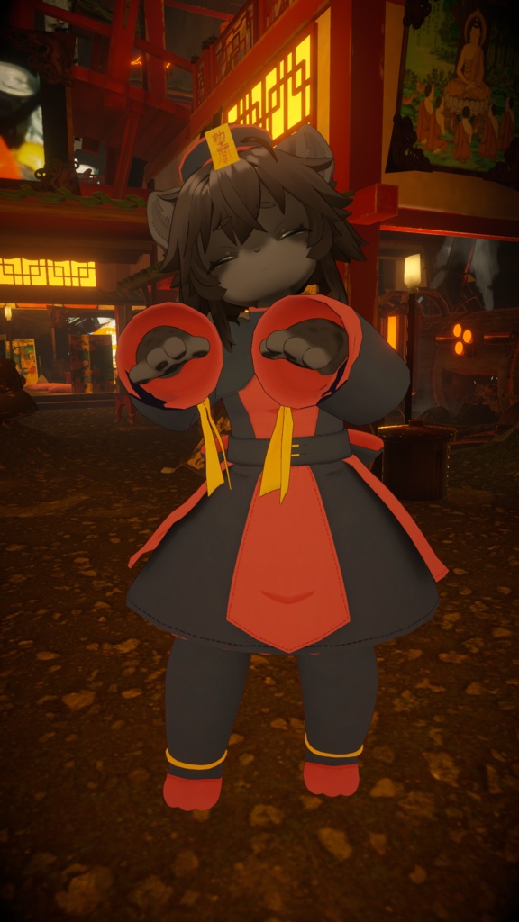 【灰島専用衣装】キョンシー衣装