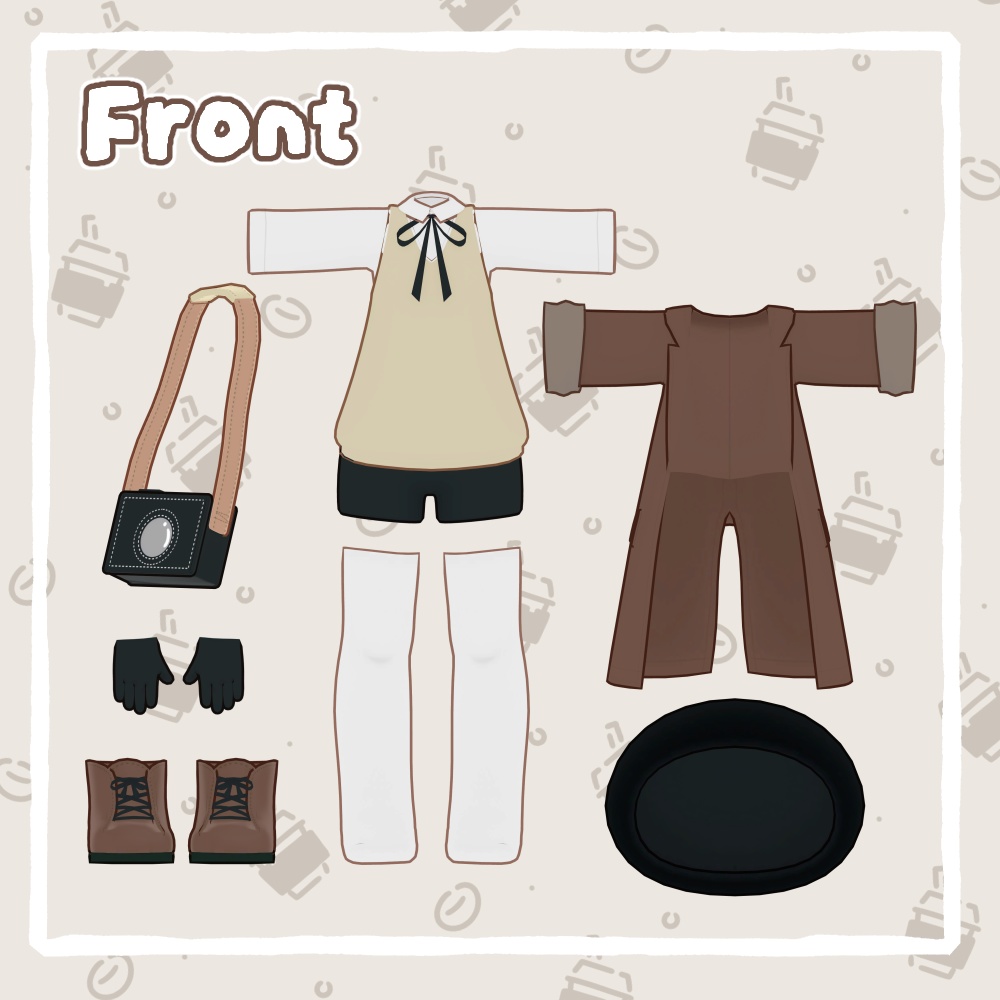 【まめふれんず対応】おさんぽかじゅあるこーで