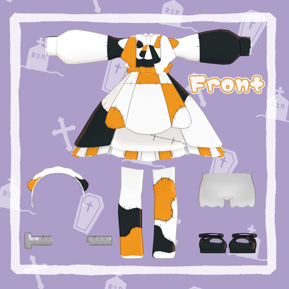 【まめふれんず対応】つぎはぎみけメイド