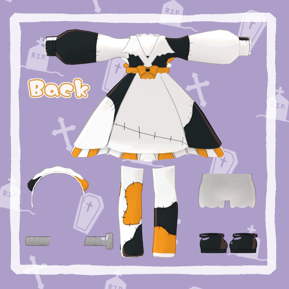 【まめふれんず対応】つぎはぎみけメイド