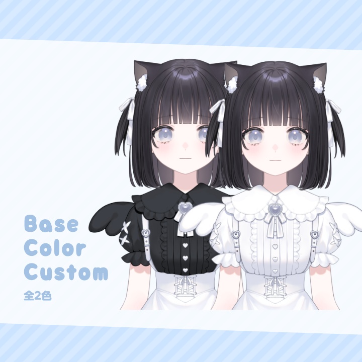 【VTS対応】Live2D 汎用カスタムモデル:量産ちゃん