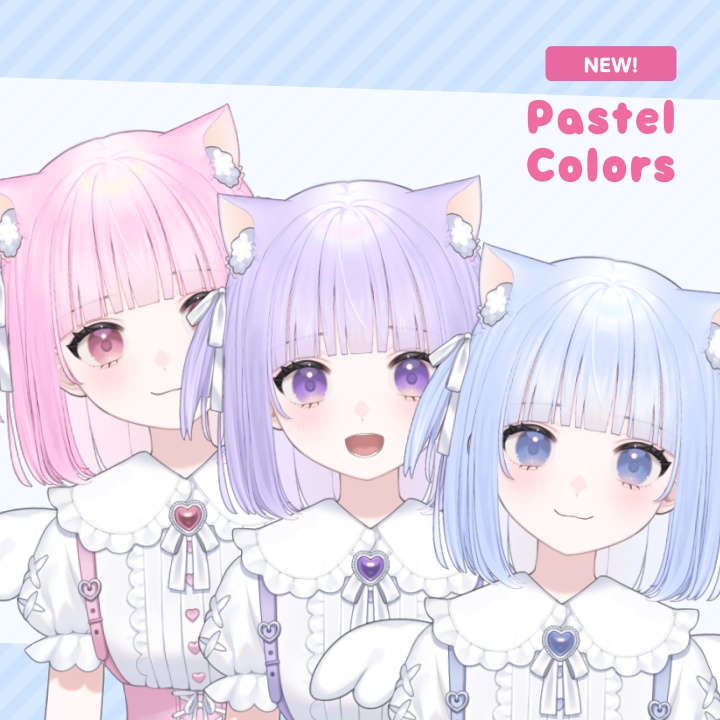 【VTS対応】Live2D 汎用カスタムモデル:量産ちゃん