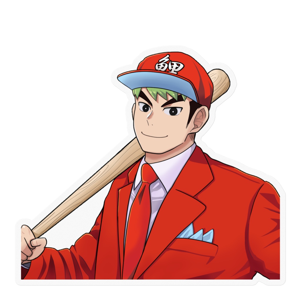 鯉男子ステッカー２