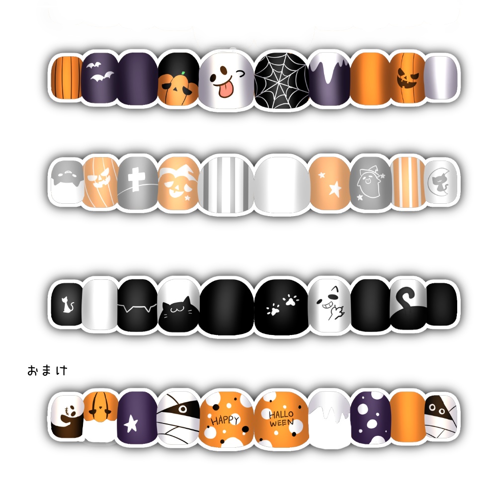 【舞夜<MAYA>専用】ハロウィンネイルテクスチャ