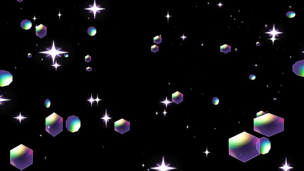 キラキラ素材9種(ブラシ付き)