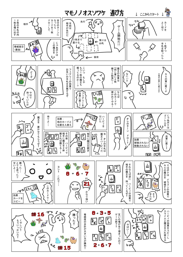 マモノノオスソワケ