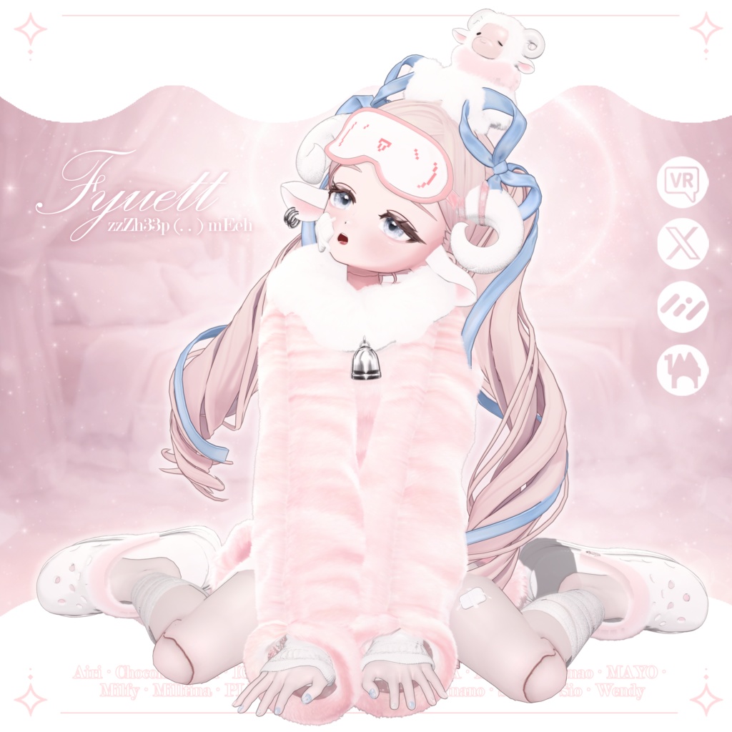 【SALE】 🐑zzZh33p (. . ) mEeh☁️ 「20アバター対応」