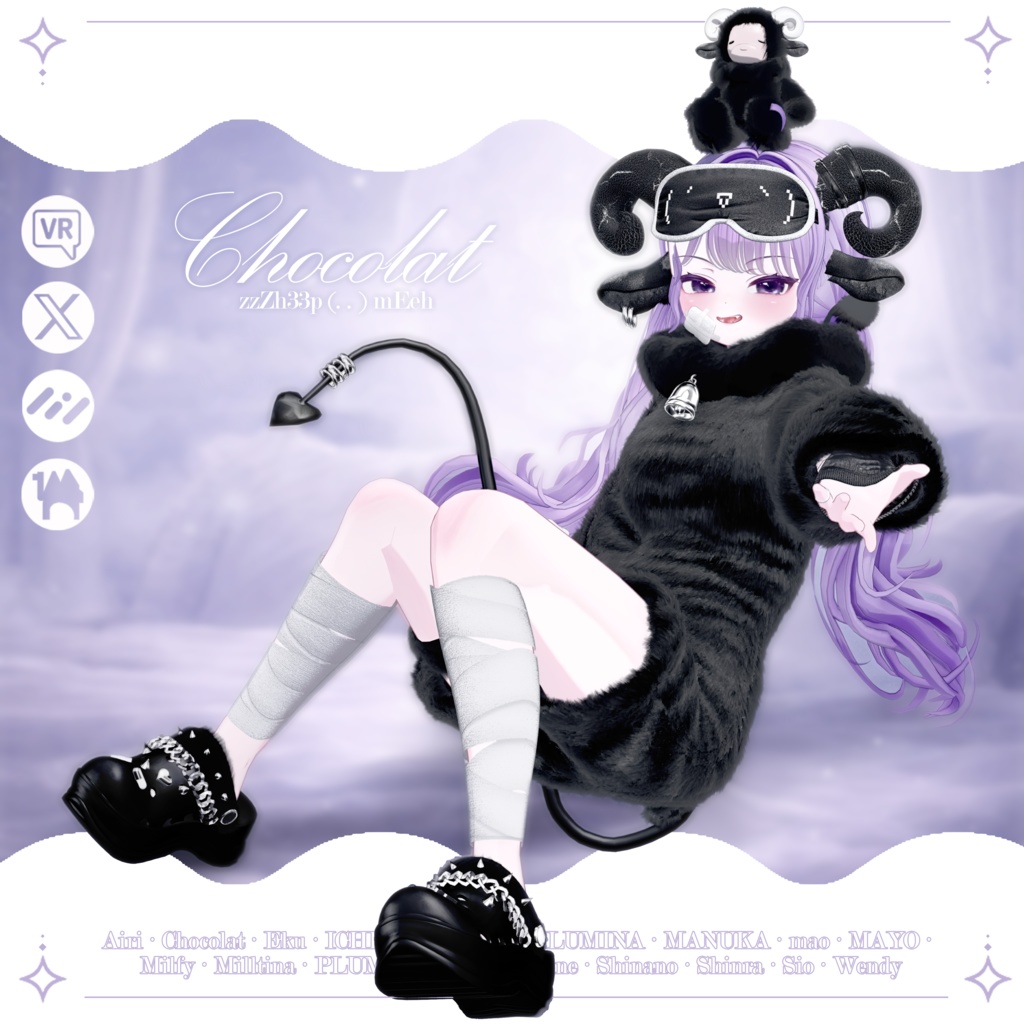 【SALE】 🐑zzZh33p (. . ) mEeh☁️ 「20アバター対応」