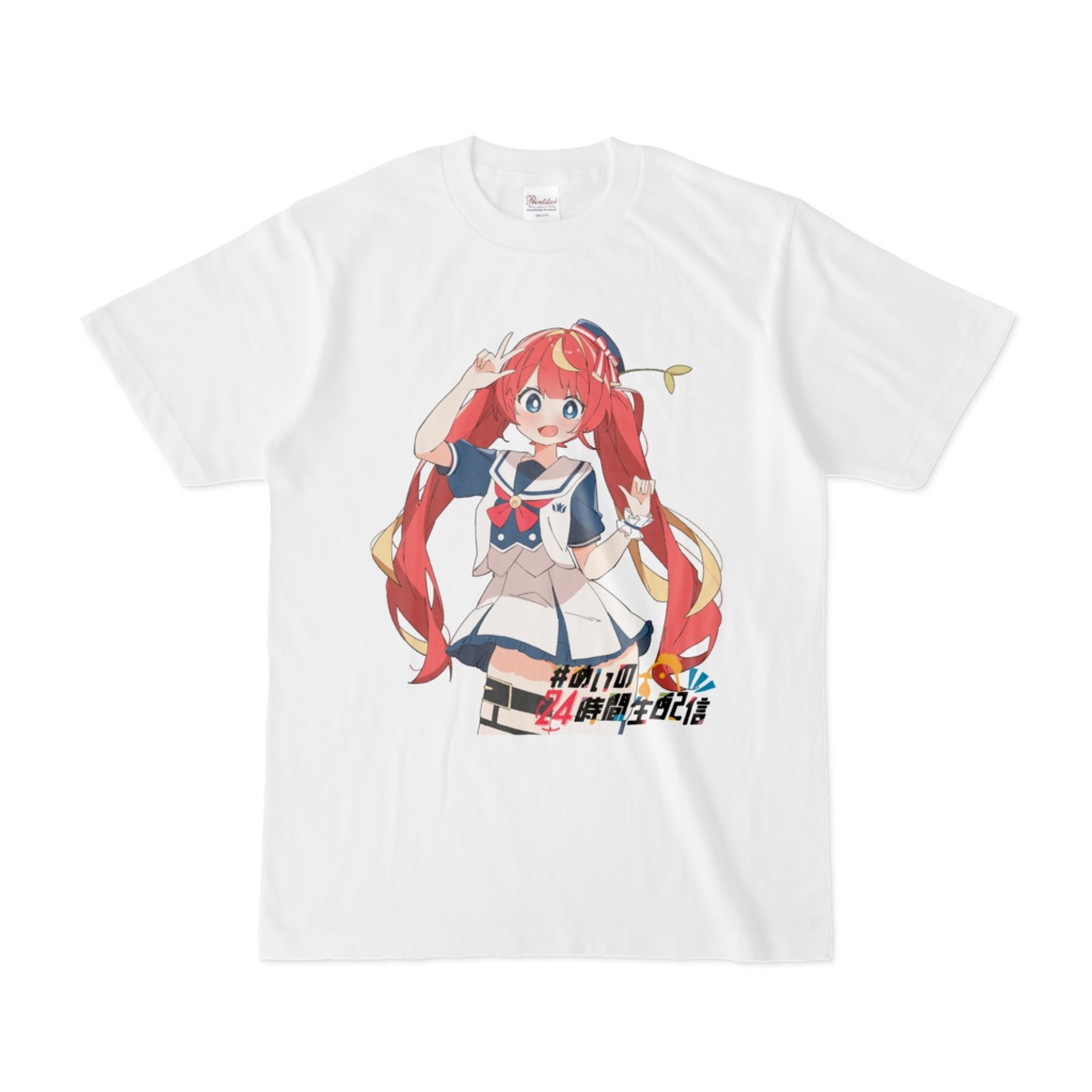 #めいの24時間生配信2024/応援Tシャツ/ホワイト