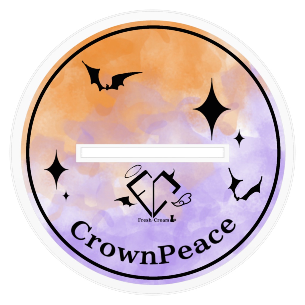 ハロウィンクラウンピースアクリルスタンド