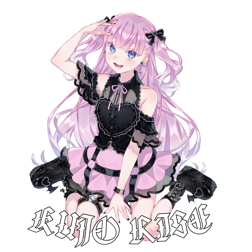 おたくは黒が正装Tシャツ(キービジュ)