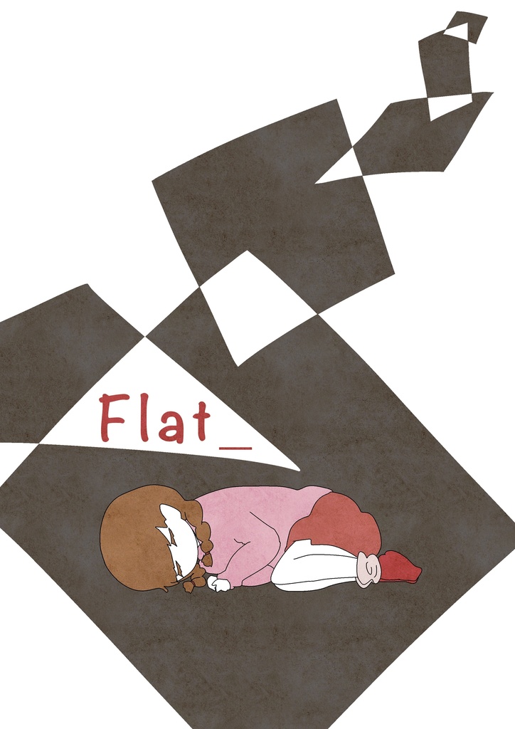 フリーゲームイラスト本 Flat Akutakuta Booth