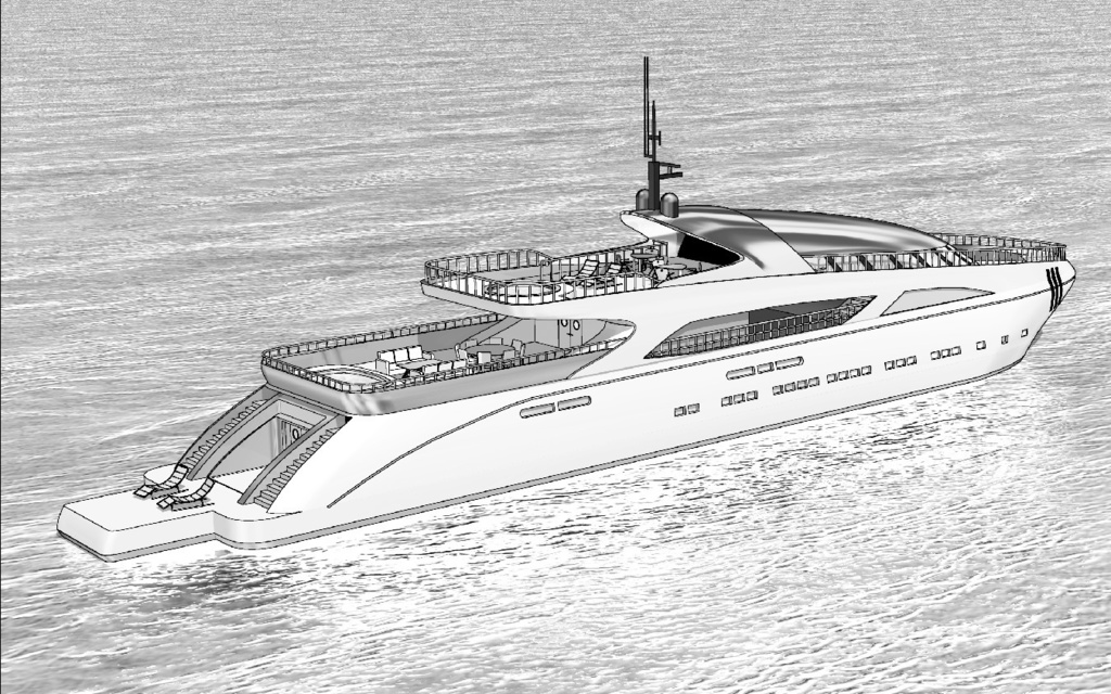 漫画背景　クルーザー01