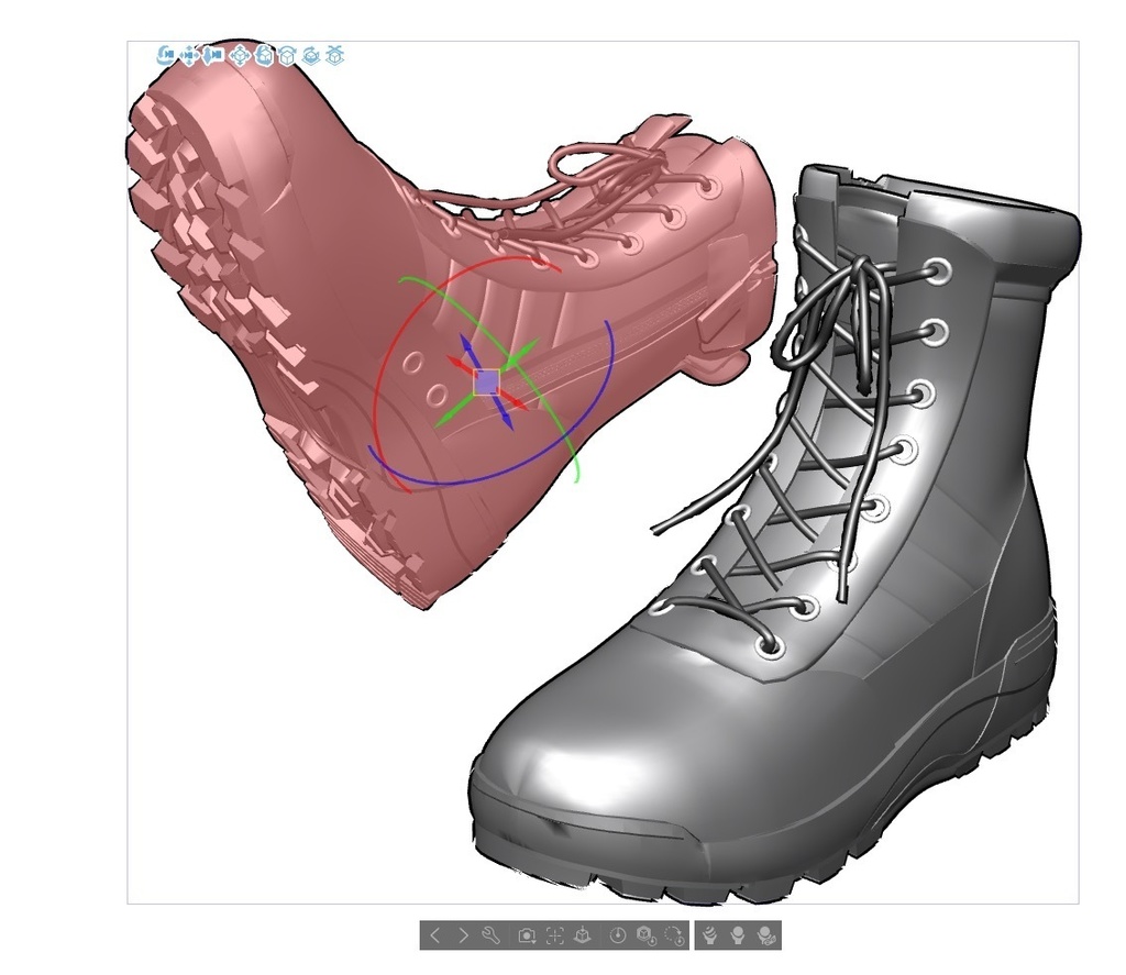 3dモデリング ブーツ 資料